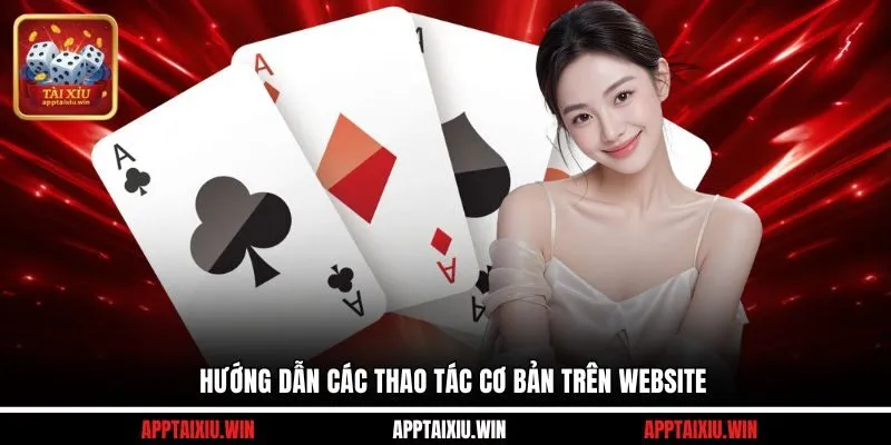 Hướng dẫn các thao tác cơ bản trên website